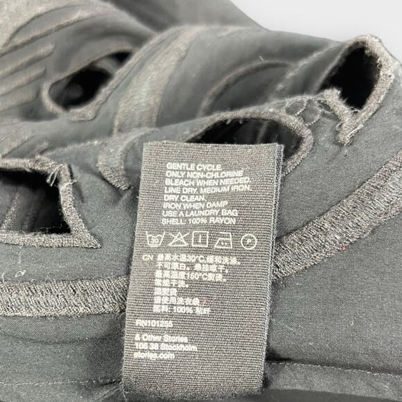 & Other Stories Embroidered Short Sleeve Shirt Dress - Picture 8 of 8